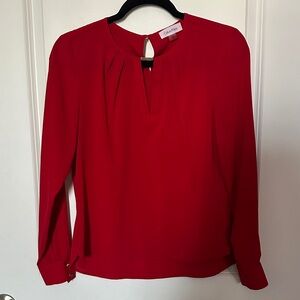 Calvin Klein Red Women's Blouse